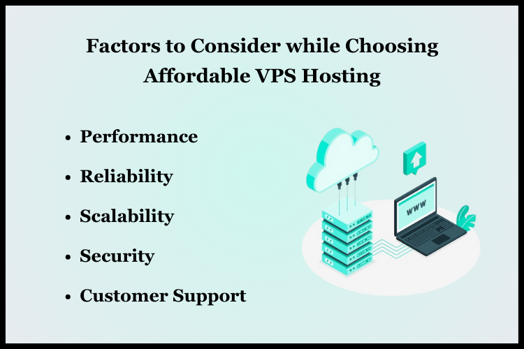 factors to consider while choosing affordable VPS Hosting